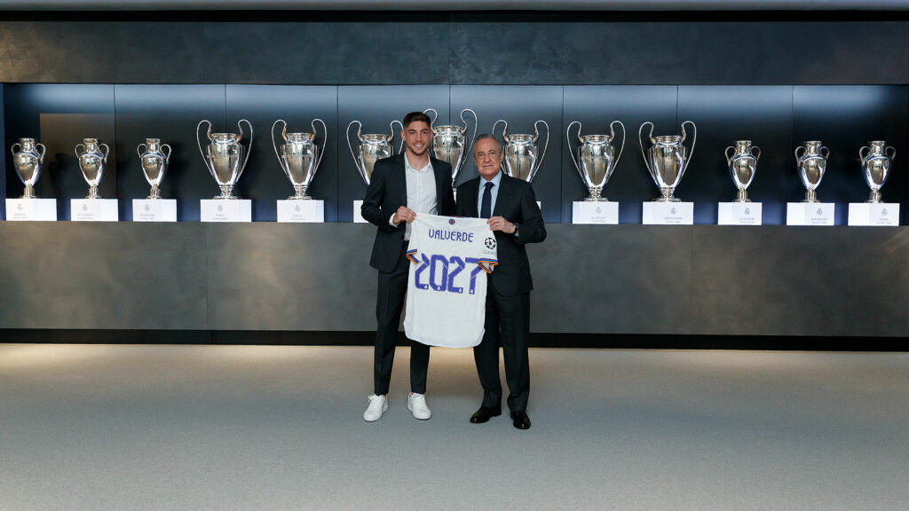 Federico Valverde har forlænget sin kontrakt i Real Madrid