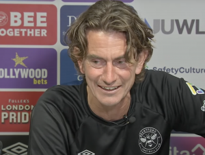 Thomas Frank til pressemøde før Brentfords kamp mod Arsenal