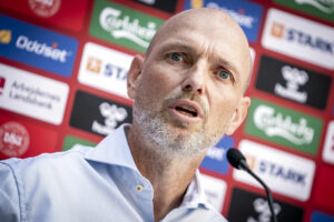 Der var pointmæssigt fyldt udbytte i Jesper Sørensens første betydende kamp i spidsen for det danske U21-landshold.