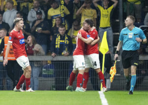 Mark Brink scorede mod Brøndby IF.