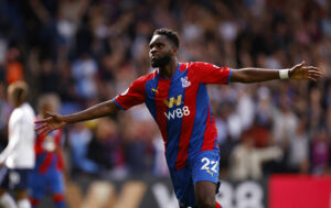 Odsonne Edouard blev dobbelt målscorer i sin debut for Crystal Palace.