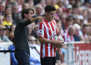 Thomas Frank og Christian Nørgaard indkasserede lørdag deres første nederlag i Premier League.
