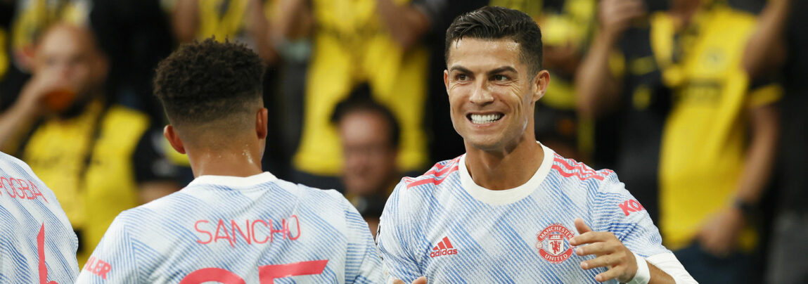 Cristiano Ronaldo og Jadon Sancho