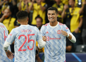 Cristiano Ronaldo og Jadon Sancho