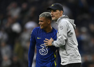 Thiago Silva og Thomas Tuchel