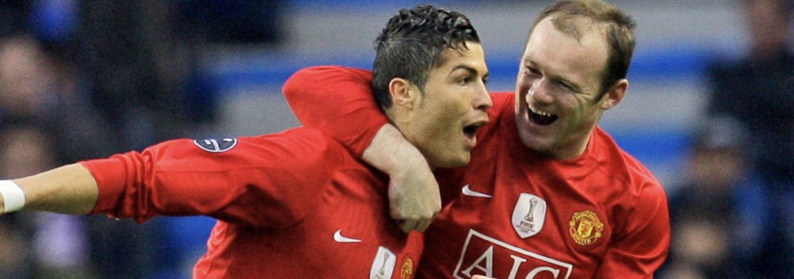 Cristiano Ronaldo og Wayne Rooney