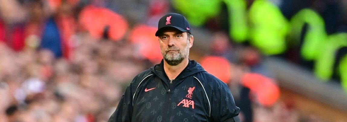 Jürgen Klopp på sidenlinjen for Liverpool i Premier League