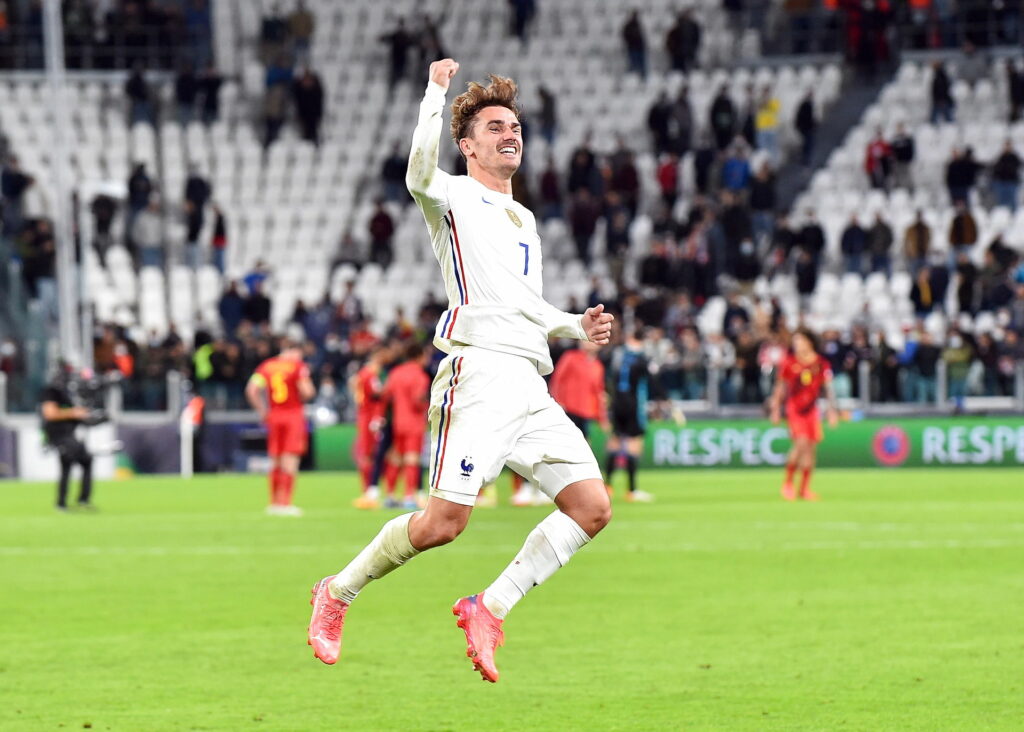 Griezmann jubler i Frankrigs sejr over Belgien