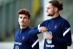 Adrien Rabiot rejser ikke med det franske landshold på grund af en positiv Covid-19 test