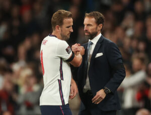 Harry Kane og Gareth Southgate
