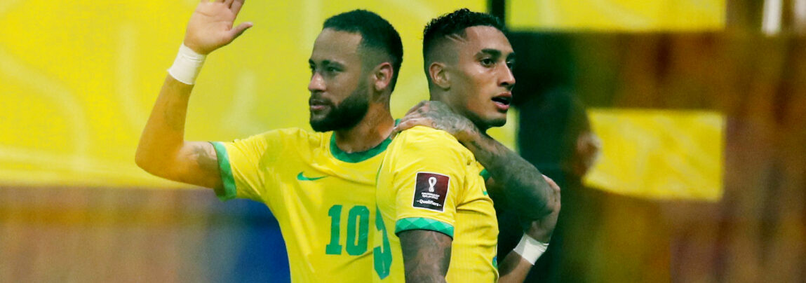 Neymar og Brasilien vandt med 4-1 over Uruguay