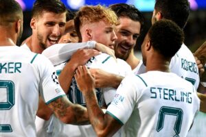 Cole Palmer scorede for Manchester City i Champions League mod Club Brügge