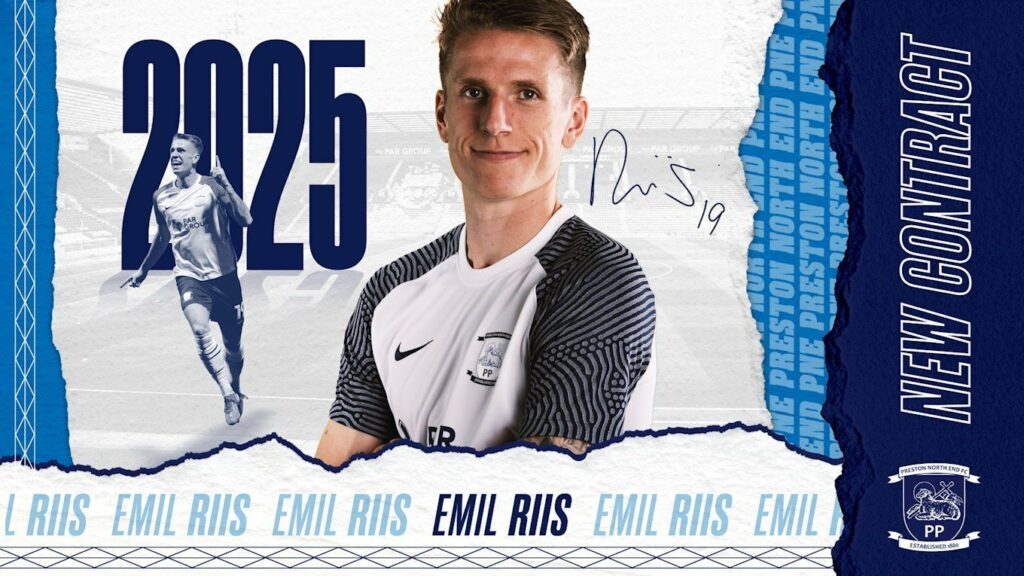 Preston har tilføjet et ekstra år til Emil Riis' kontrakt.