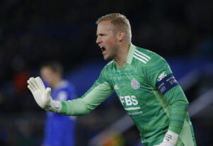 Kasper Schmeichel for Leicester i Premier League