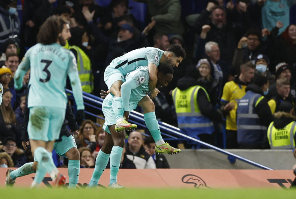 Brighton snød Chelsea for sejren i overtiden da Danny Welbeck scorede til 1.1