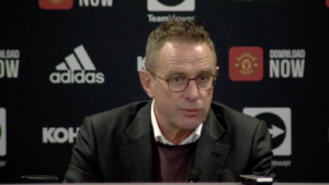 Ralf Rangnick var glad for særligt den defensive indsats mod West Ham i går.