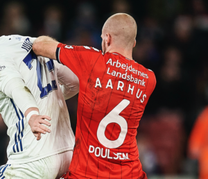 Nicolai Poulsen og Patrick Mortensen er ikke med i AGF truppen søndag