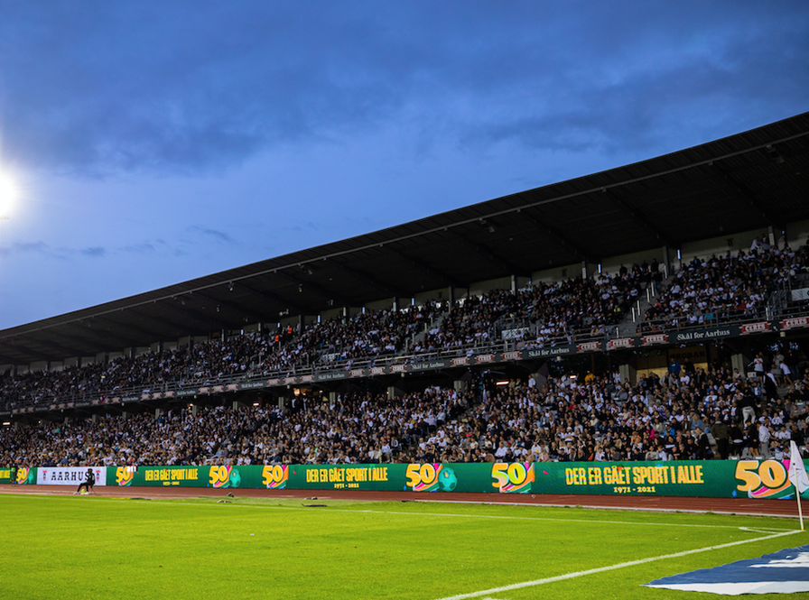 AGF har i 2021 haft det højeste tilskuersnit i Superligaen siden 2010.