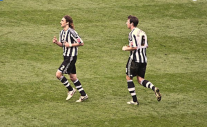 Coloccini i aktion for Newcastle