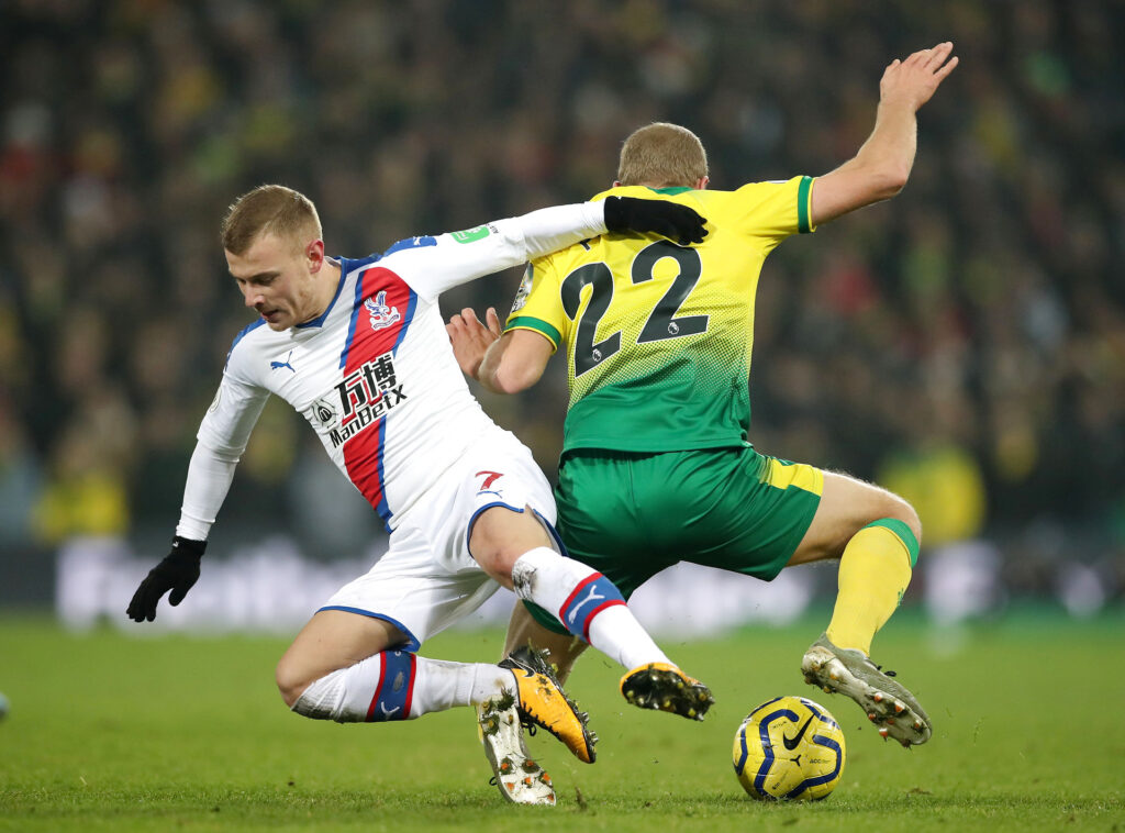 Max Meyer i aktion for Crystal Palace i Premier League