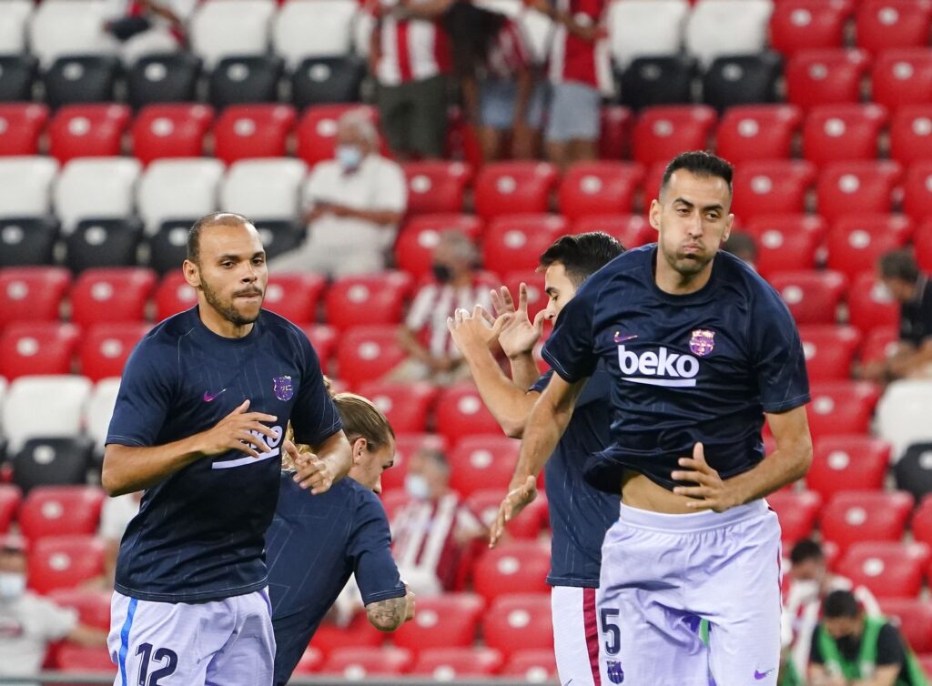 Martin Braithwaite FC Barcelona træning el clasico