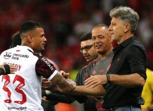 Kenedy i Flamengo-trøjen. Han bliver nu kaldt hjem til Chelsea.