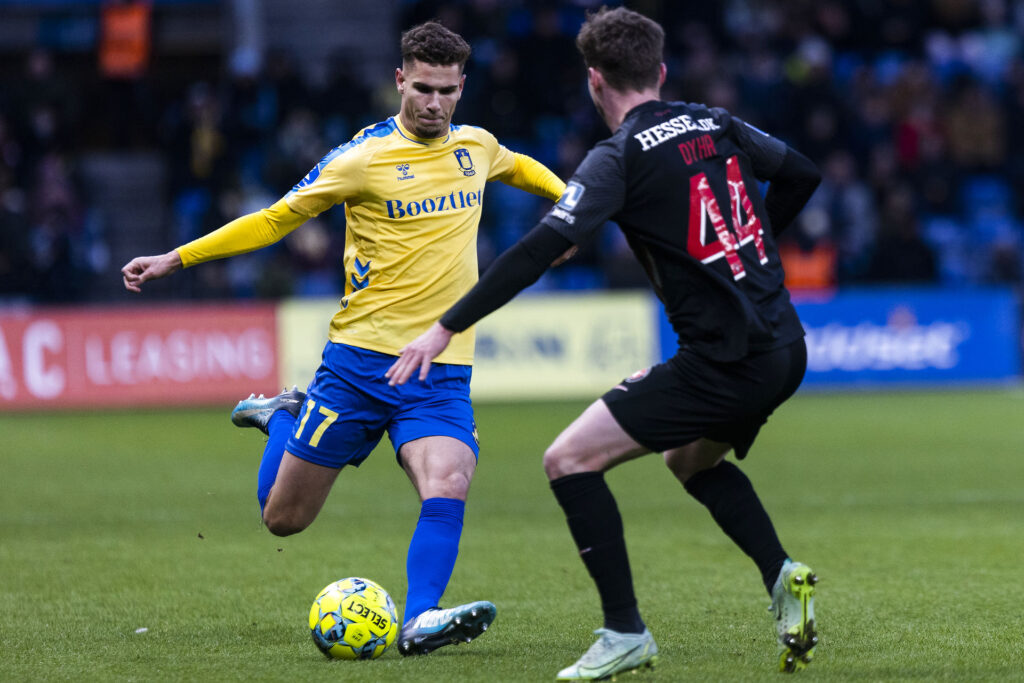 Brøndbys Andreas Bruus mener, at det så bedre ud i kampen mod Viborg FF.
