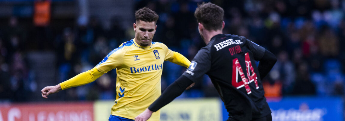 Brøndbys Andreas Bruus mener, at det så bedre ud i kampen mod Viborg FF.