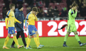 Brøndby fra Superligaen blev sat på plads af Lyngby BK fra 1. division.