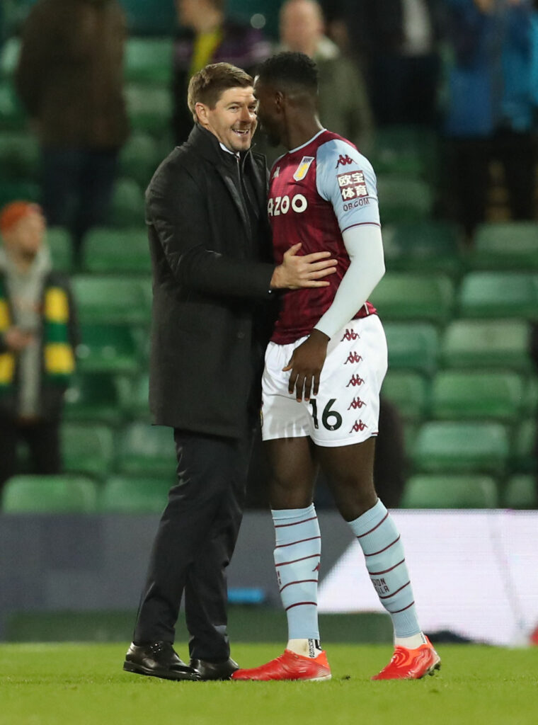 Gerrard, Tuanzebe, Aston Villa, Premier League