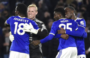 Kasper Schmeichel kommer ikke i aktion denne weekend.