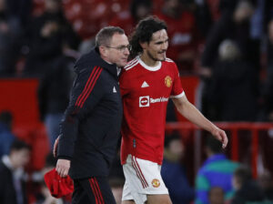 Manchester United manager, Ralf Rangnick, slår fast, at hans uruguayanske angriber, Edinson Cavani, ikke skifter klub.