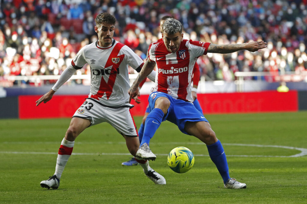 Ángel Correa fik afgørende betydning for Atlético Madrid, da de mødte Rayo Vallecano på hjemmebane.