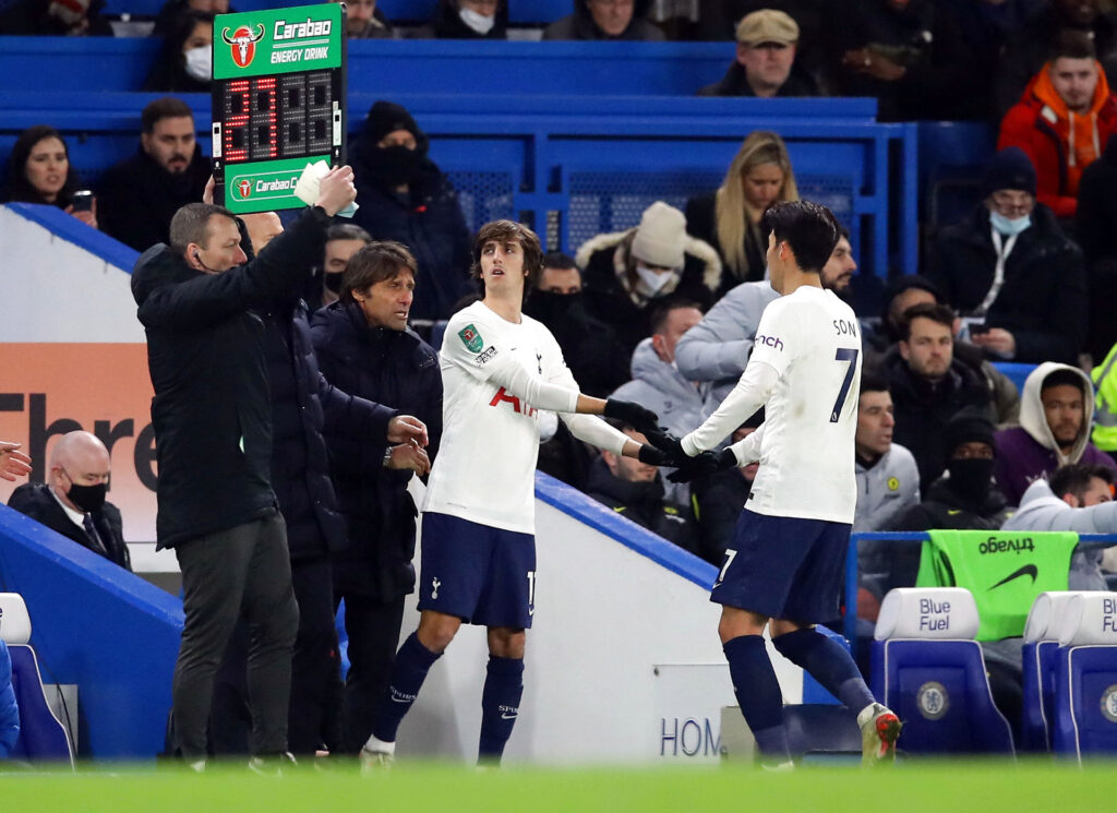 Son Heung skiftes ud for Tottenham skadet