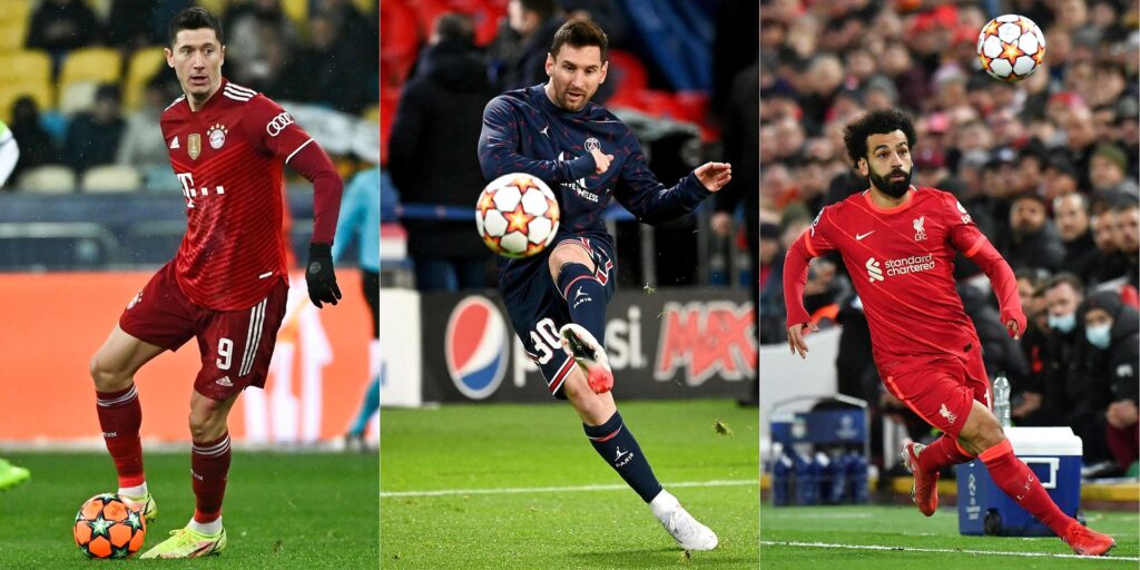 Prisen som 'Årets spiller', der uddeles af FIFA, skal findes mellemLionel Messi, Robert Lewandowski og Mohamed Salah.