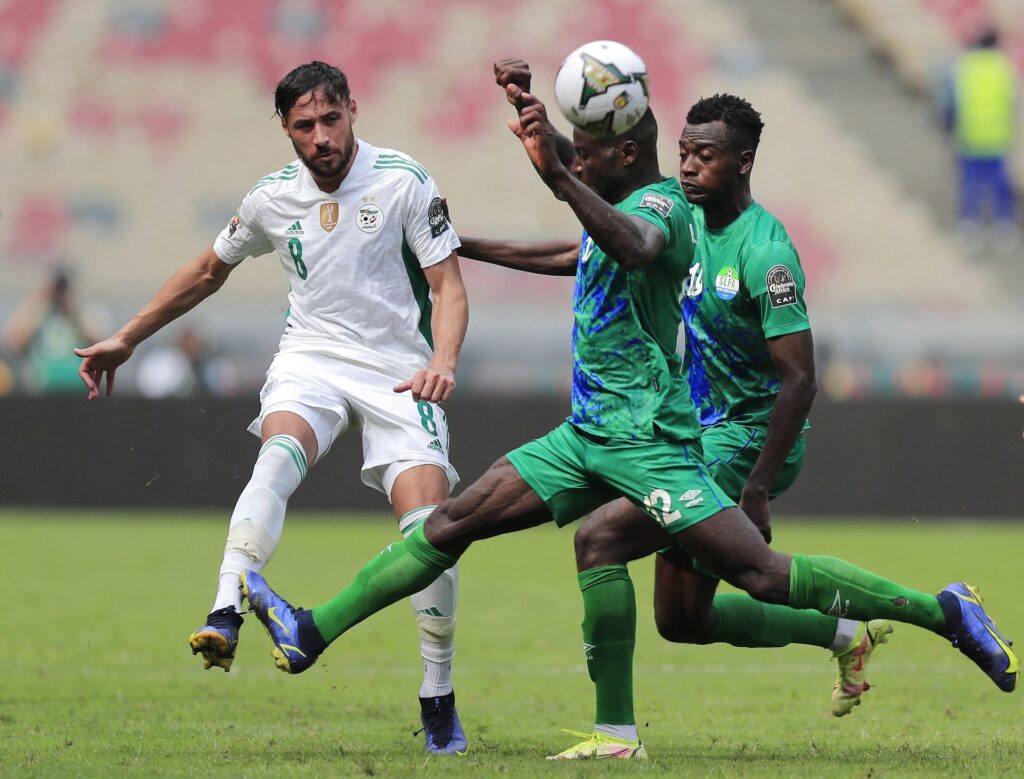 African Nations Cup Alhaji Kamara Mustapha Bundu Sierra Leone Algeriet