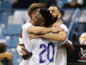 Manchester City er interesserede i Vinicius Junior fra Real Madrid.