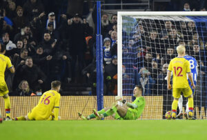 Joachim Andersen fik en uheldig hovedrolle, da han lavede selvmål fredag aften mod Brighton i Premier League.