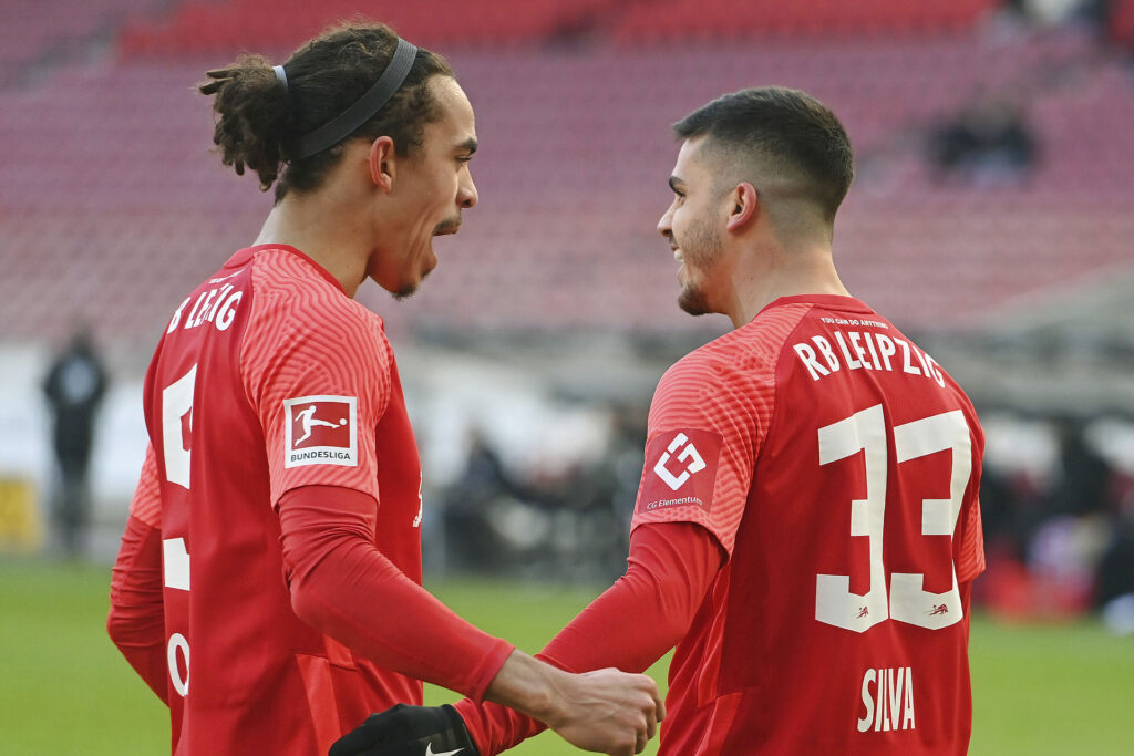 Den danske landsholdsangriber Yussuf Poulsen scorede onsdag aften sit første mål for RB Leipzig siden den 6. november 2021.