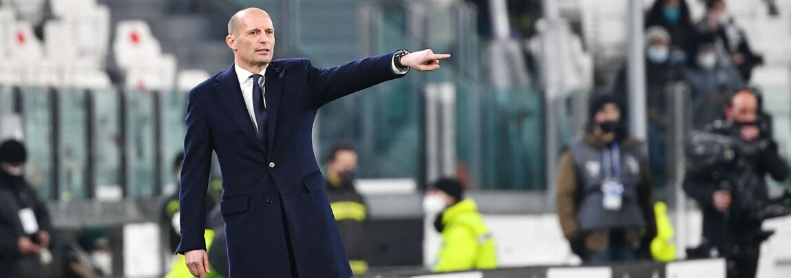 Juventus' cheftræner Massimiliano Allegri ville have Adrien Rabiot til at fastholde bolden.