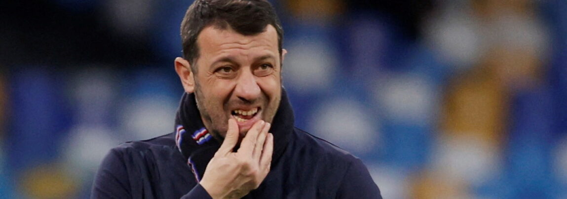 Sampdoria har fyret klubbens cheftræner Roberto D'Aversa