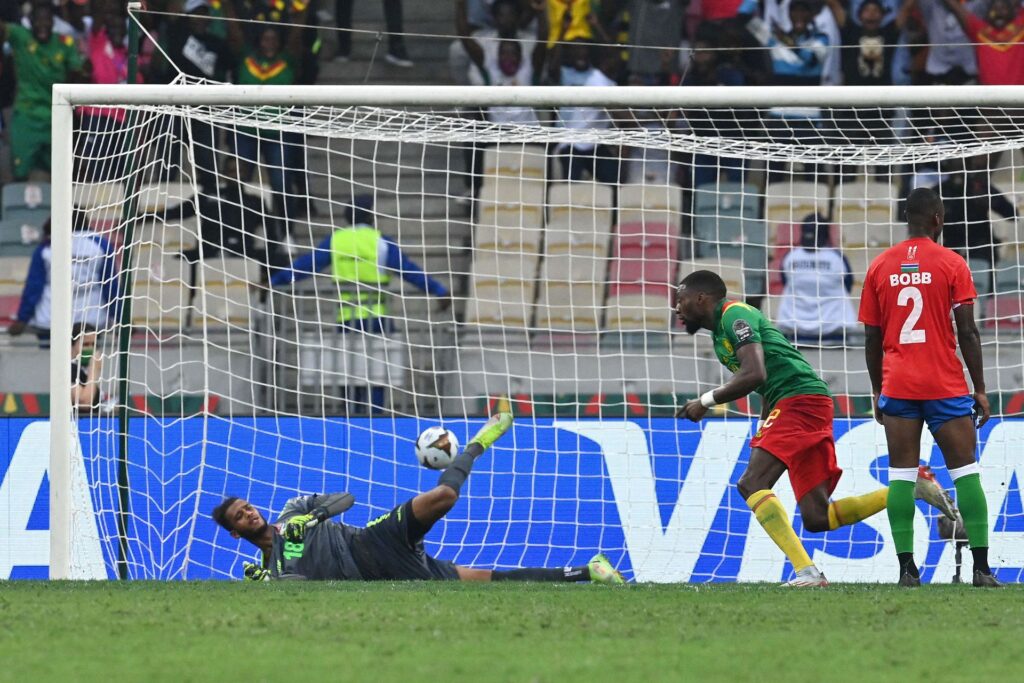 Karl Toko Ekambi scorede to for Cameroun.