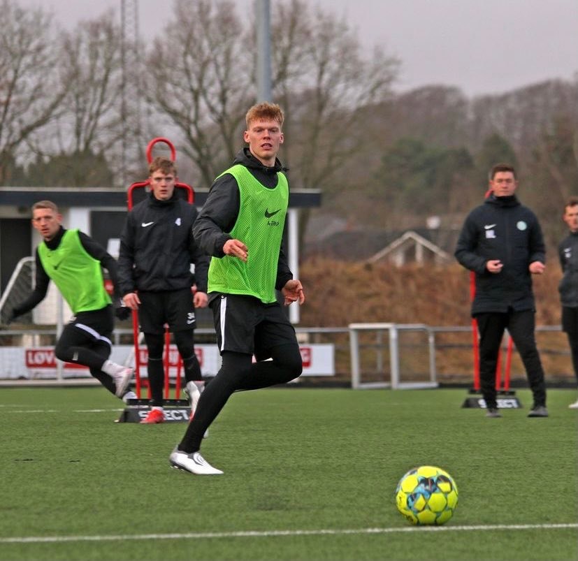 Jan Zamburek havde torsdag sit andet træningspas i Viborg FF efter skiftet fra Brentford. Foto: vff.dk