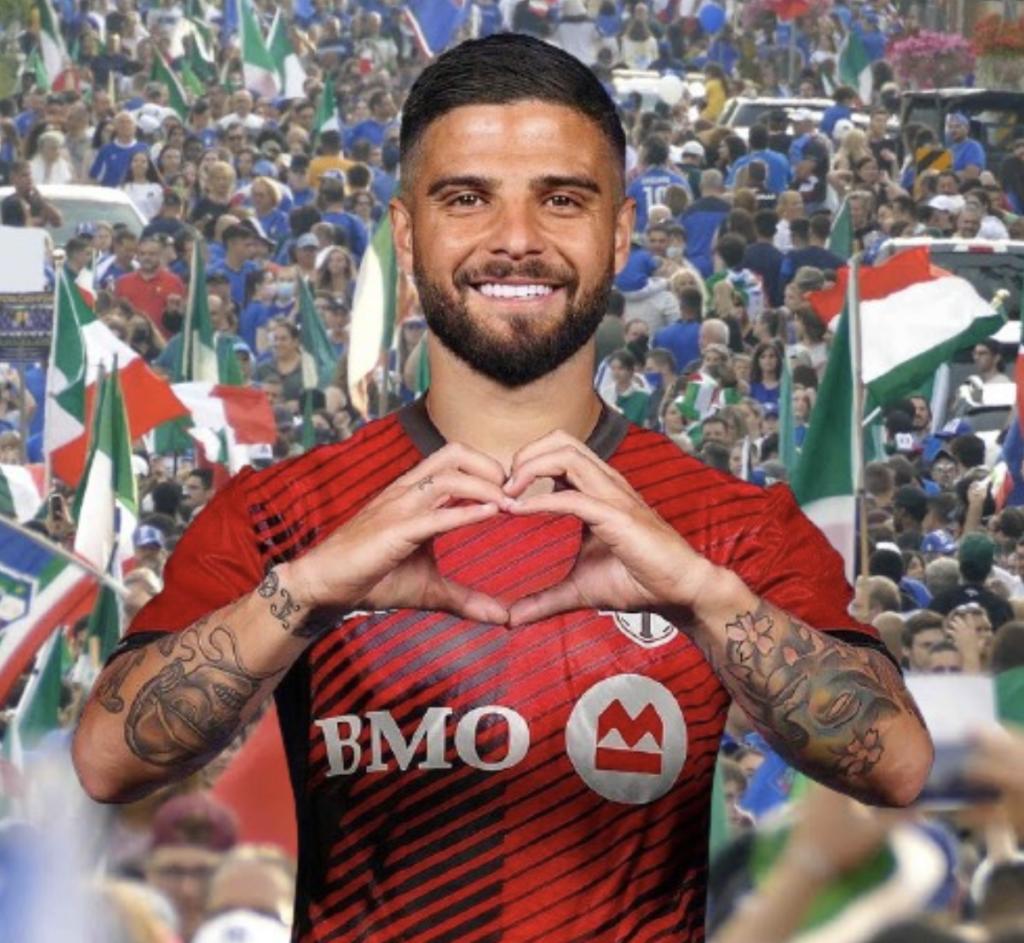 Lorenzo Insigne rykker til sommer til Toronto FC