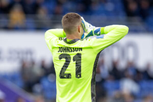 Karl-Johan Johnsson er ikke ilfreds med den manglende spilletid i FCK.