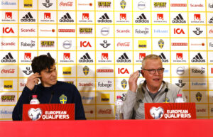 Sverige landshold Rusland playoff Ukraine VM