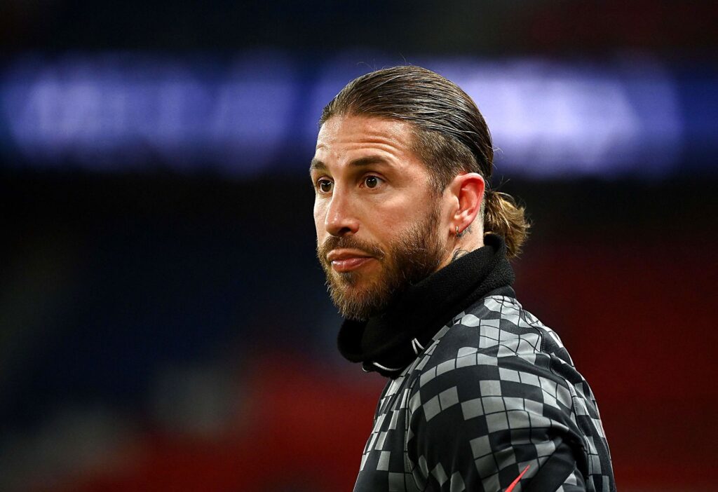 PSG's forsvarsspiller, Sergio Ramos, har store problemer med sine lægge