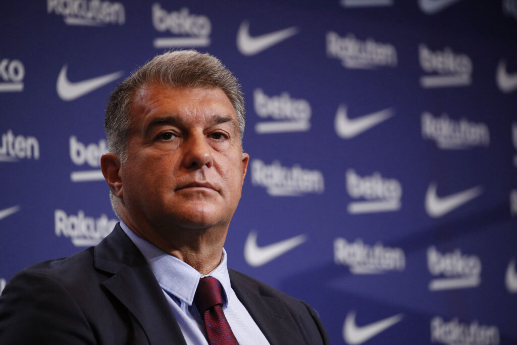 Joan Laporta lader det være op til Xavi, om franskmanden Ousmane Dembélé får spilletid resten af sæsonen.