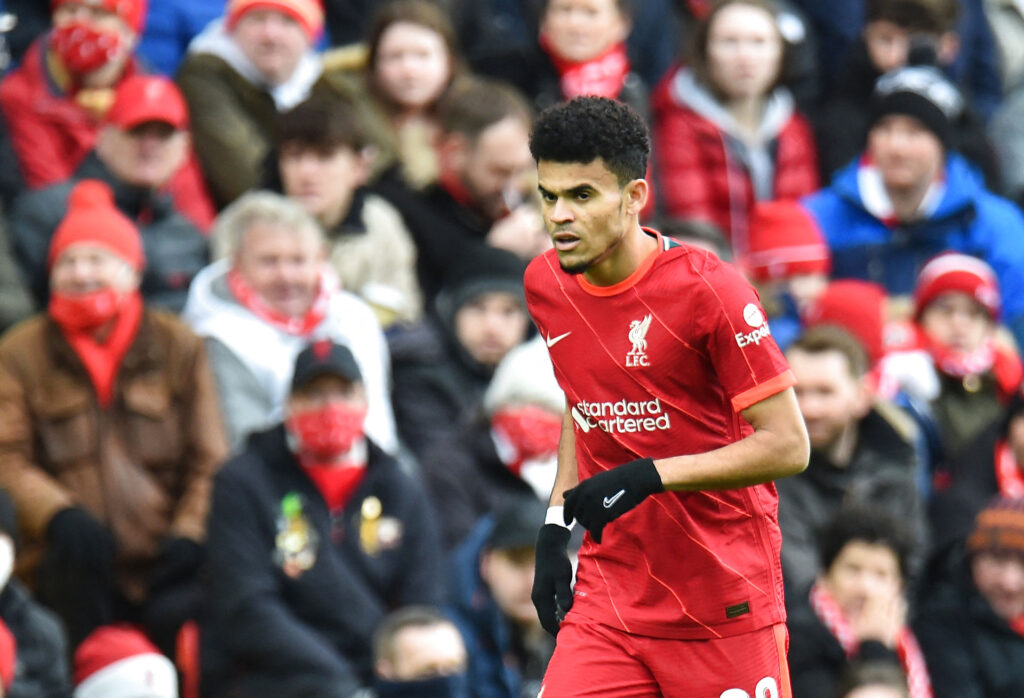 Luis Diaz fik debut for Liverpool i FA Cup-sejren mod Cardiff