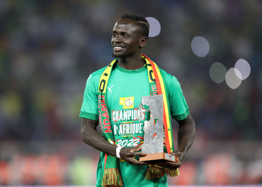 Sadio Mané efter triumfen til African Nations Cup